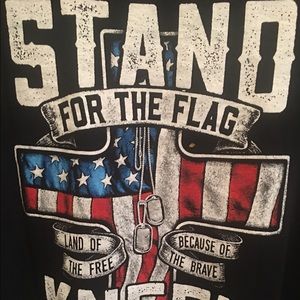Patriotic Tee. Stand For the Flag